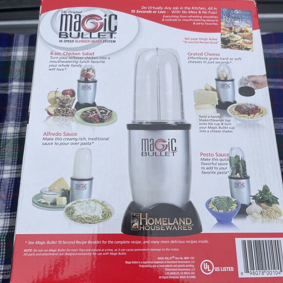 Original Magic Bullet High Speed, Blender, Mixer System 17 Piece Set New - Picture 4 of 7